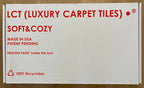 Legacy Luxury Carpet Tiles packaging box with FriXion Pads